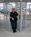Federal Police Officer standing in our MPT-33C C350G