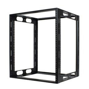 Credenza Rack Rugged welded rack for credenzas or cabinets, or stand-alone use. 16-gauge steel with 11-gauge corner post rails. Ships ready to i